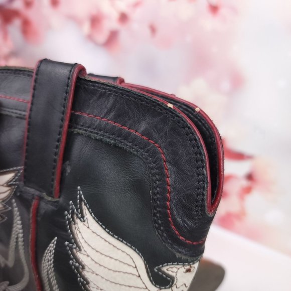 Sam Edelman Sheldon Cowboy Classic Western Boots Southwest Eagle Size 6.5 - Picture 9 of 9